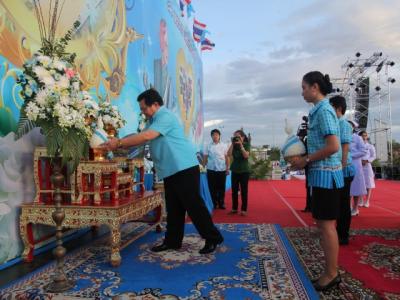 จุดเทียนชัยถวายพระพรวันแม่แห่งชาติ 12 สิงหาคม 2557