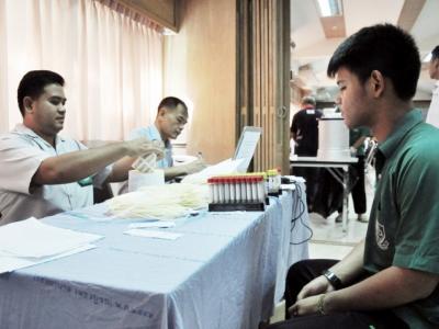 ชาวเขียว-ขาว ร่วมบริจาคโลหิตกับเหล่ากาชาดจังหวัดเพชรบูรณ์และโรงพ