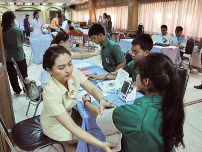 ชาวเขียว-ขาว ร่วมบริจาคโลหิตกับเหล่ากาชาดจังหวัดเพชรบูรณ์และโรงพ