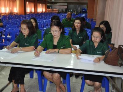 การประชุมคณะครูในการจัดโครงการสอนเสริมติวเข้มให้กับนักเรียนชั้นม